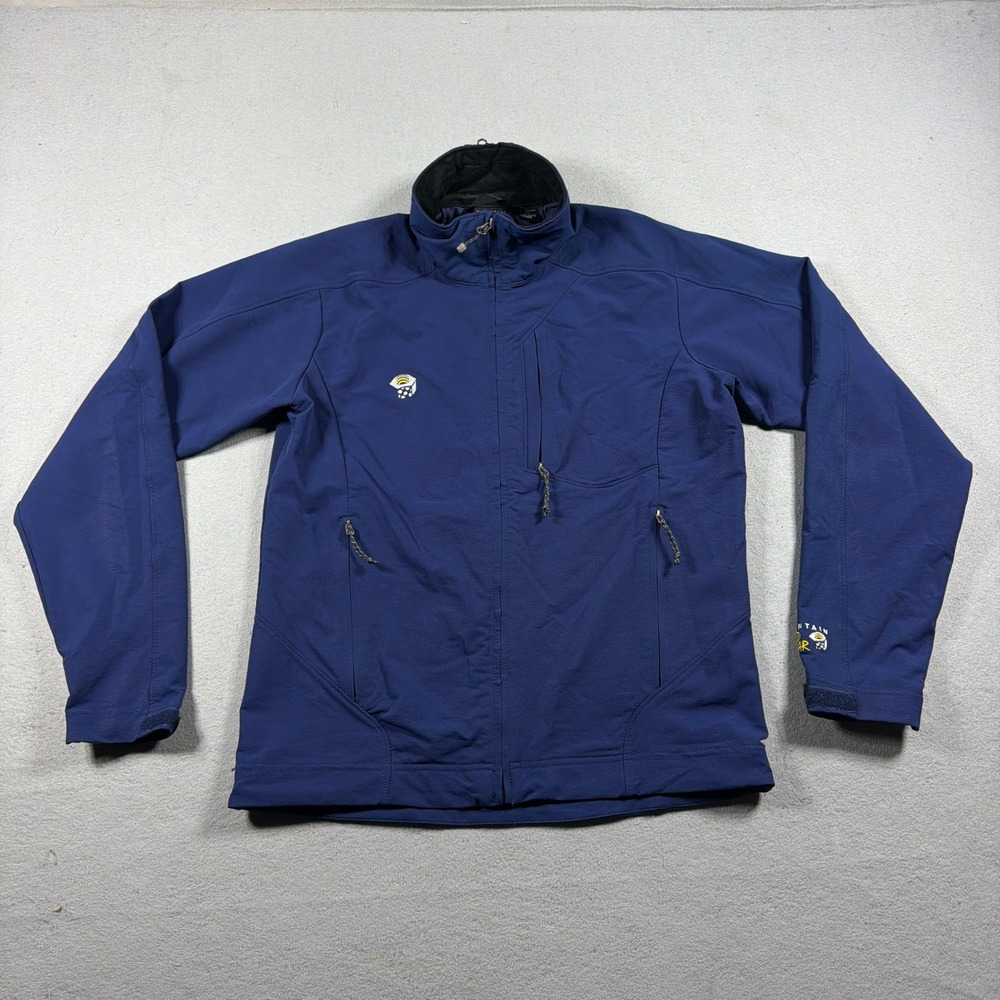 Mountain Hardwear Offwidth Softshell Jacket Men Medium Blue Gorpcore Hiking